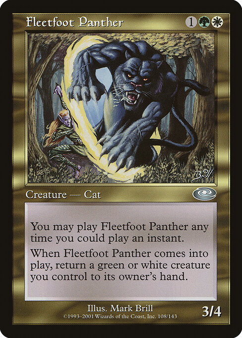 Fleetfoot Panther card art