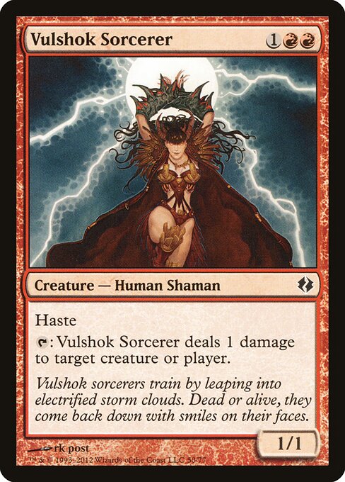 Vulshok Sorcerer card art