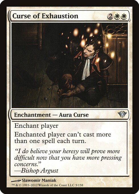 Curse of Exhaustion card art