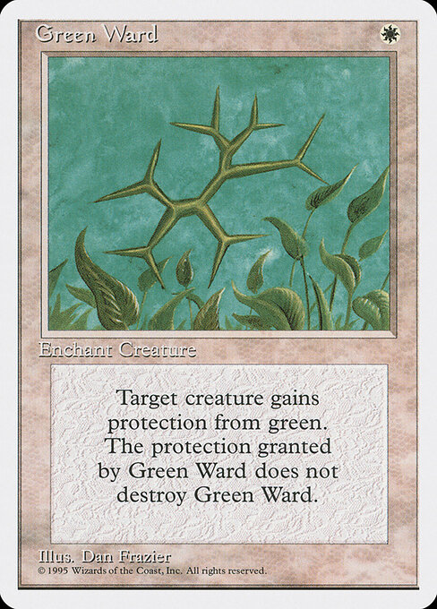 Green Ward card art