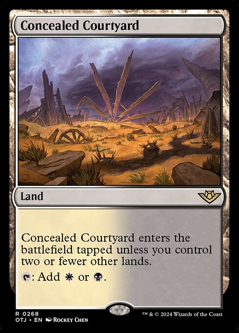 Concealed Courtyard card art