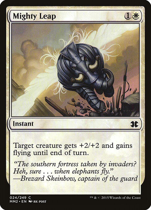 Mighty Leap card art