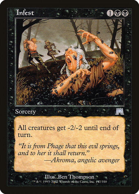 Infest card art