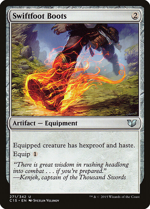 Swiftfoot Boots card art