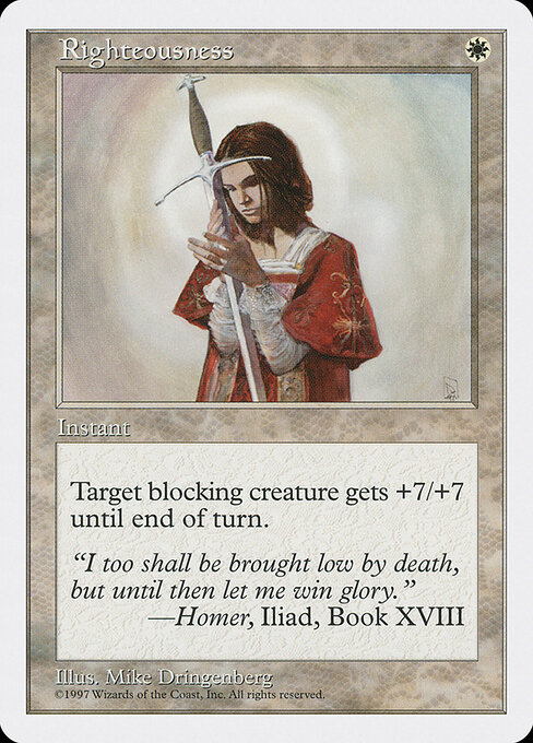 Righteousness card art