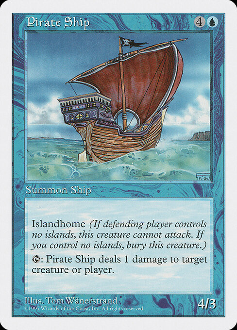 Pirate Ship card art