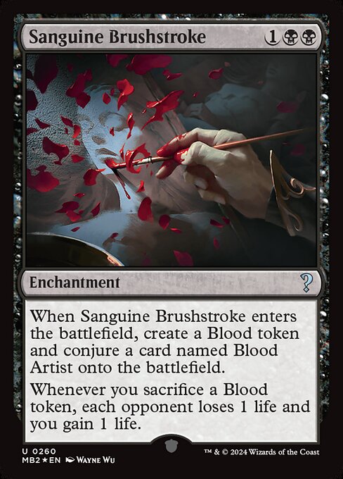 Sanguine Brushstroke card art