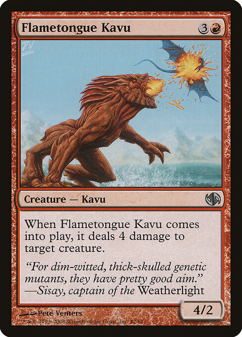 Flametongue Kavu card art