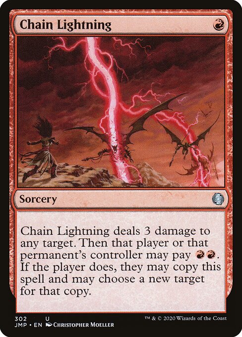 Chain Lightning card art