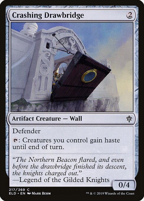 Crashing Drawbridge card art