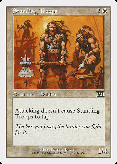 Standing Troops card art