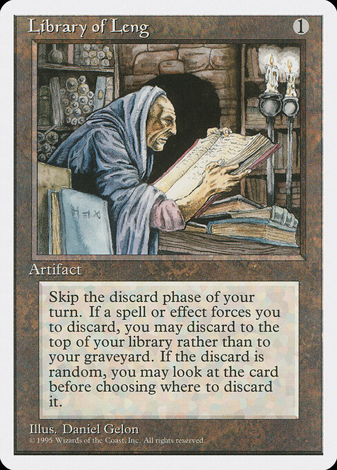 Library of Leng card art