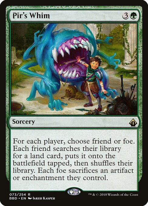Pir's Whim card art