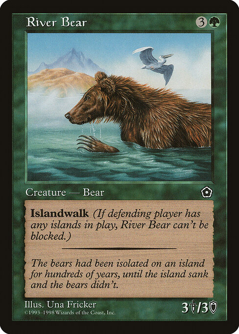 River Bear card art