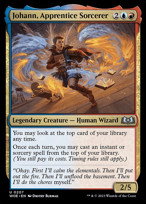 Johann, Apprentice Sorcerer card art