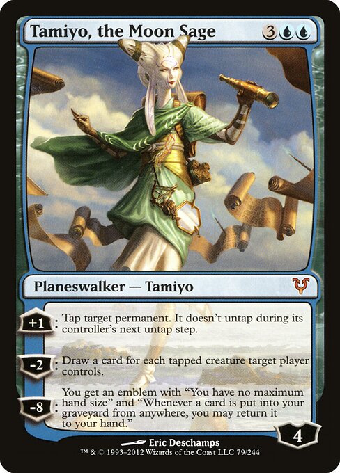 Tamiyo, the Moon Sage card art