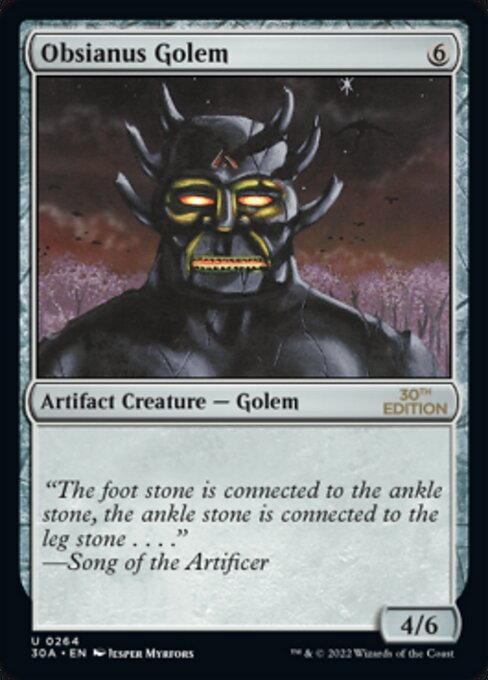 Obsianus Golem card art