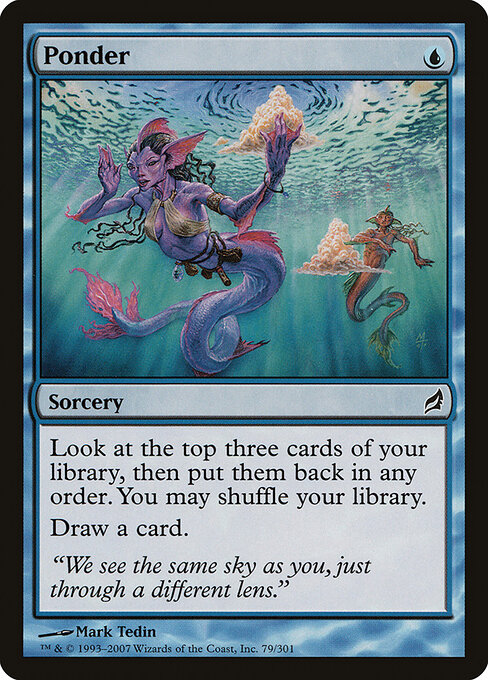 Ponder card art