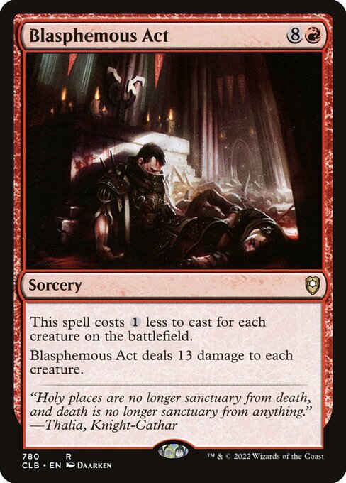 Blasphemous Act card art