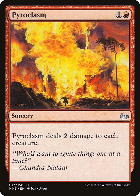 Pyroclasm card art