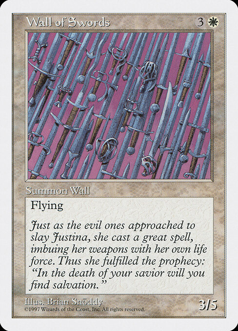 Wall of Swords card art