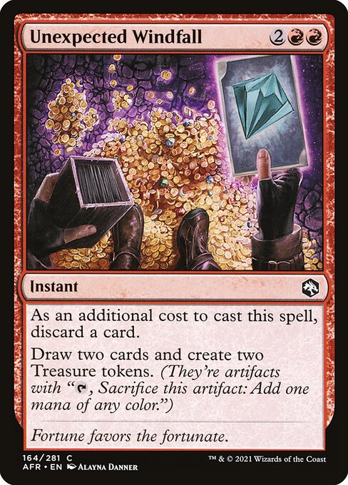 Unexpected Windfall card art