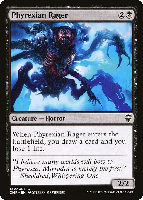 Phyrexian Rager card art