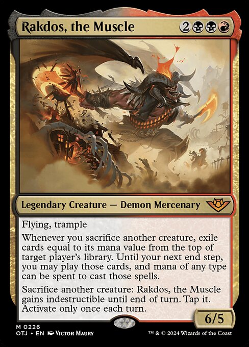 Rakdos, the Muscle card art