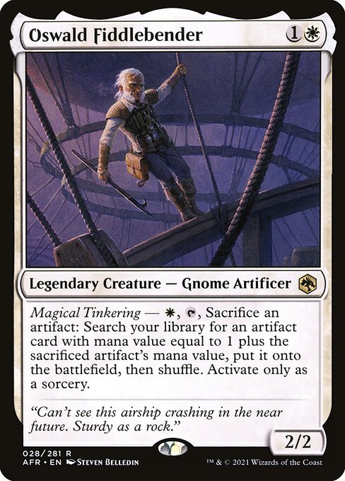 Oswald Fiddlebender card art