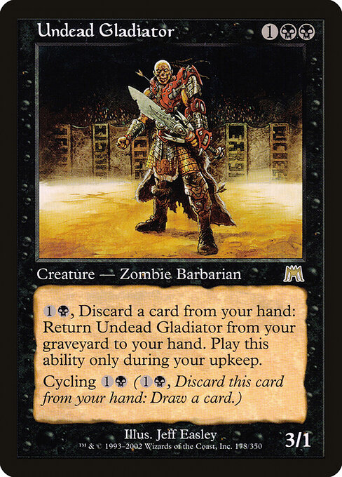 Undead Gladiator card art