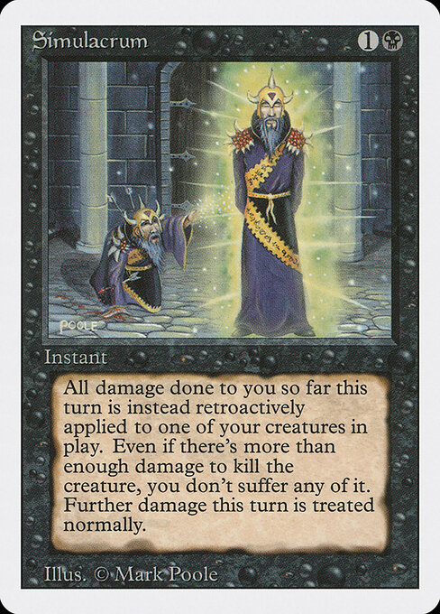 Simulacrum card art