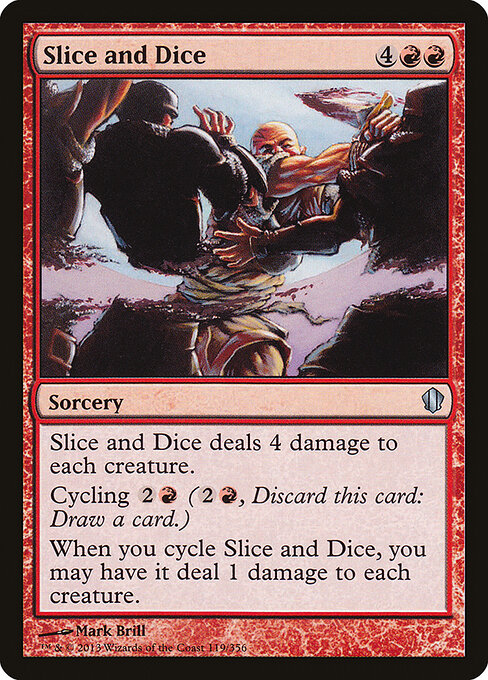 Slice and Dice card art