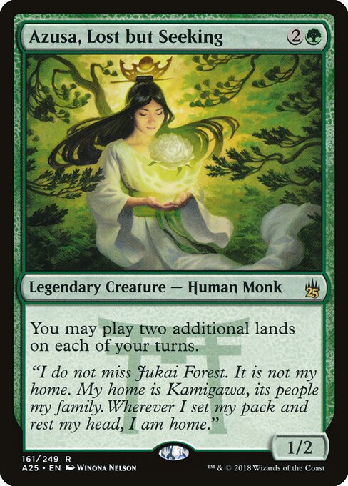 Azusa, Lost but Seeking card art