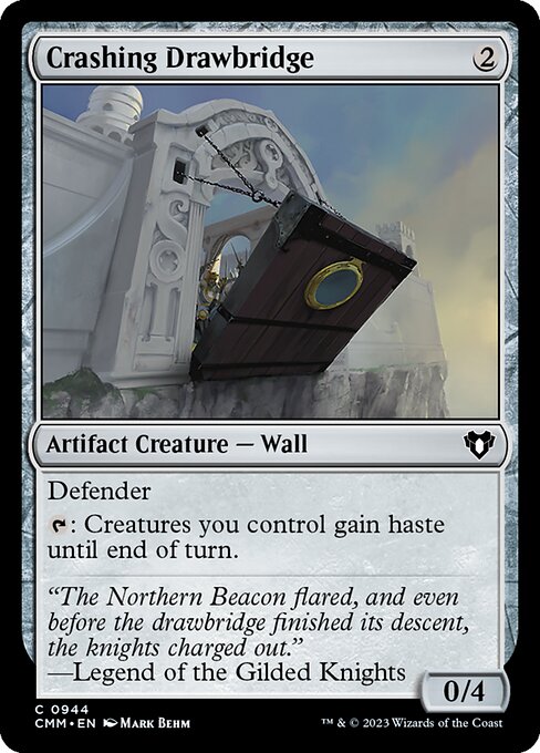 Crashing Drawbridge card art