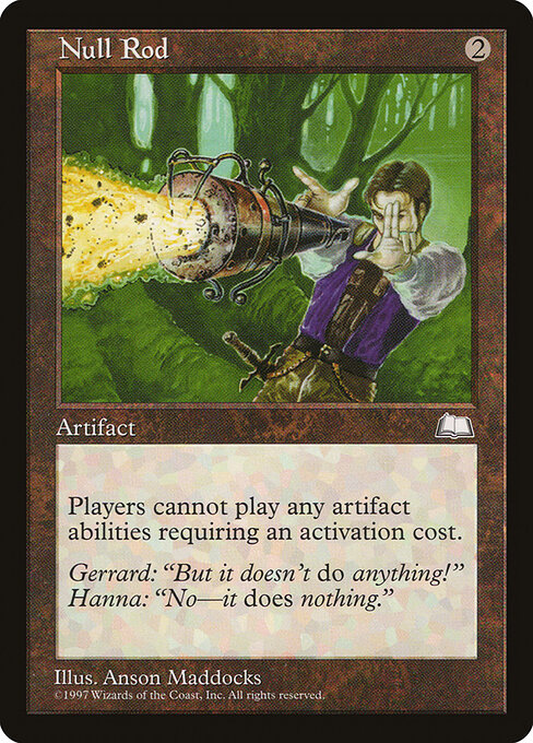 Null Rod card art
