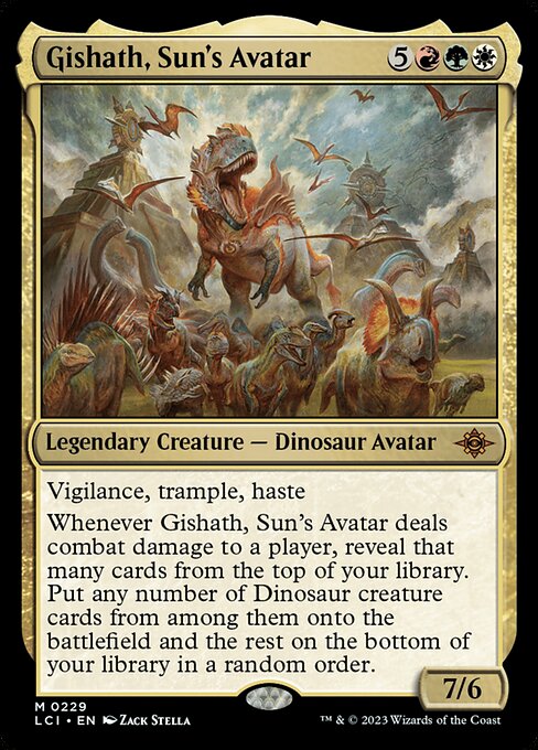 Gishath, Sun's Avatar card art