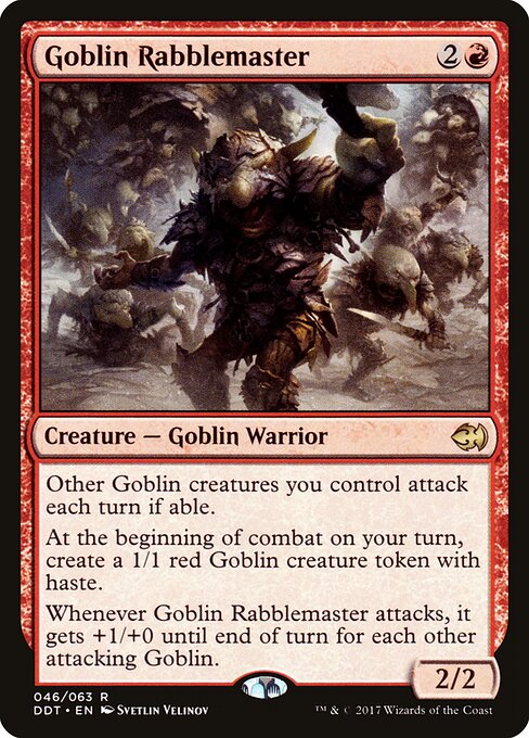 Goblin Rabblemaster card art