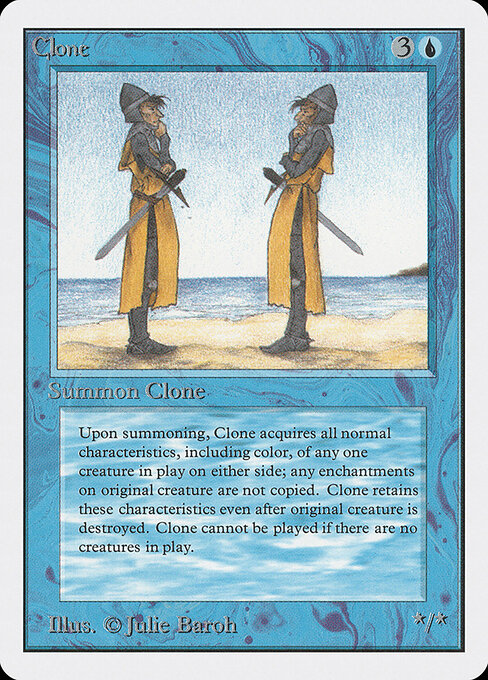 Clone card art