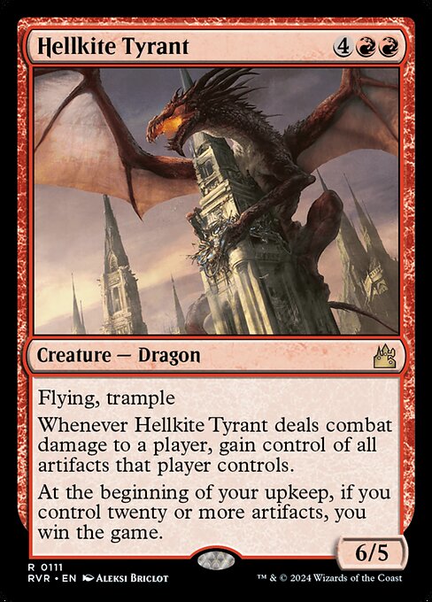 Hellkite Tyrant card art