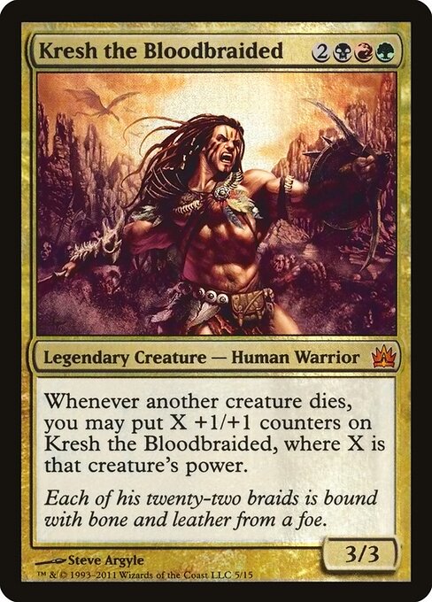 Kresh the Bloodbraided card art