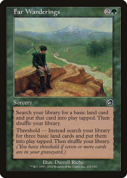 Far Wanderings card art