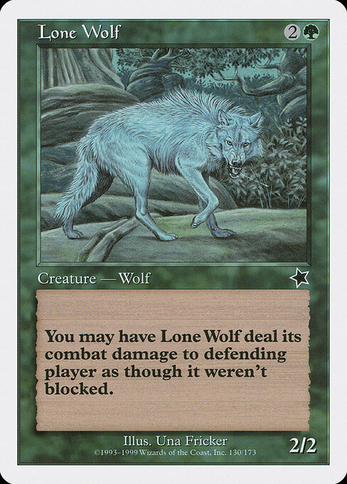 Lone Wolf card art