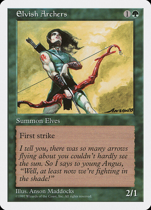 Elvish Archers card art
