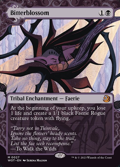 Bitterblossom card art