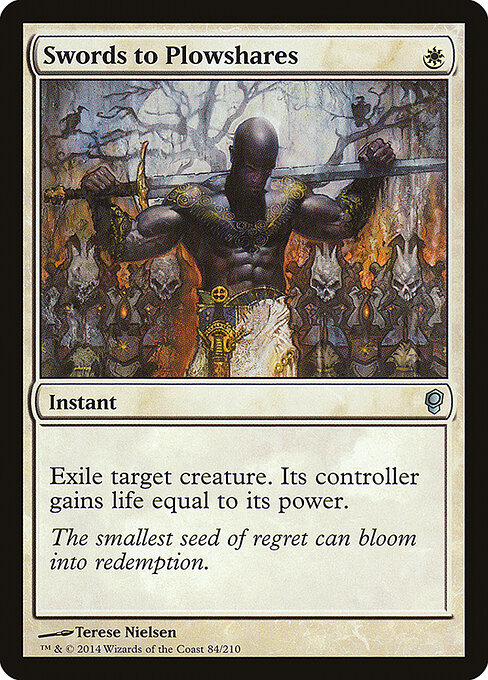 Swords to Plowshares card art