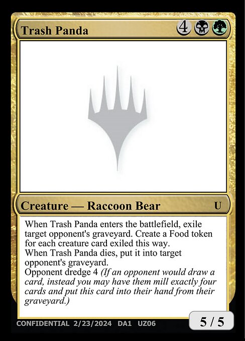 Trash Panda card art