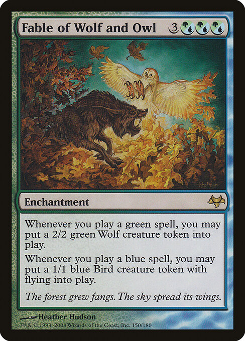 Fable of Wolf and Owl card art