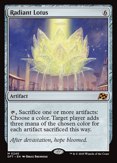 Radiant Lotus card art