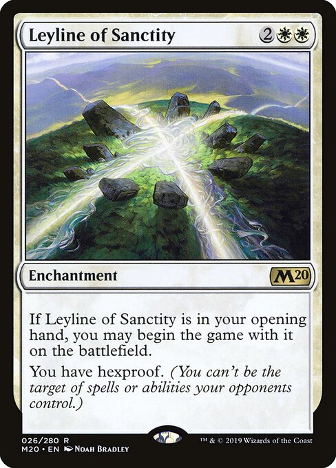 Leyline of Sanctity card art