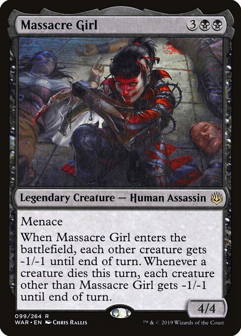 Massacre Girl card art